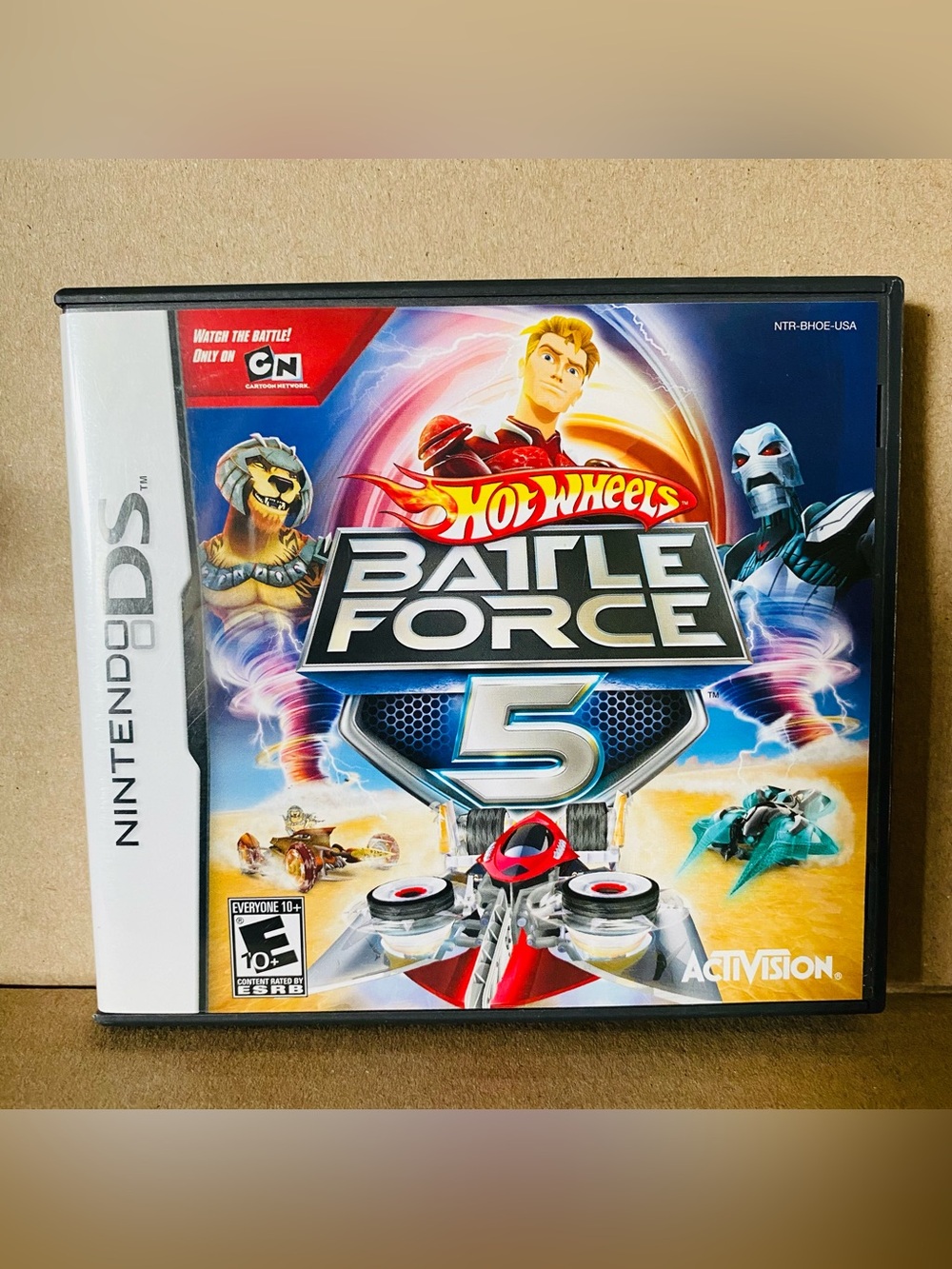 Nintendo Hot Wheels Battle Force 5 DS EUC includes box, game, pamphlet